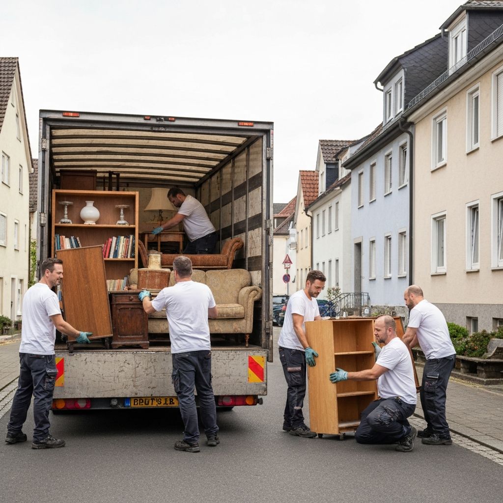 Fachgerechte Entsorgung und Abtransport